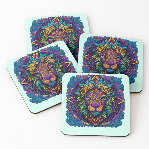 Item preview, Lion Mandala Style Graphic designed and sold by shokA Design.