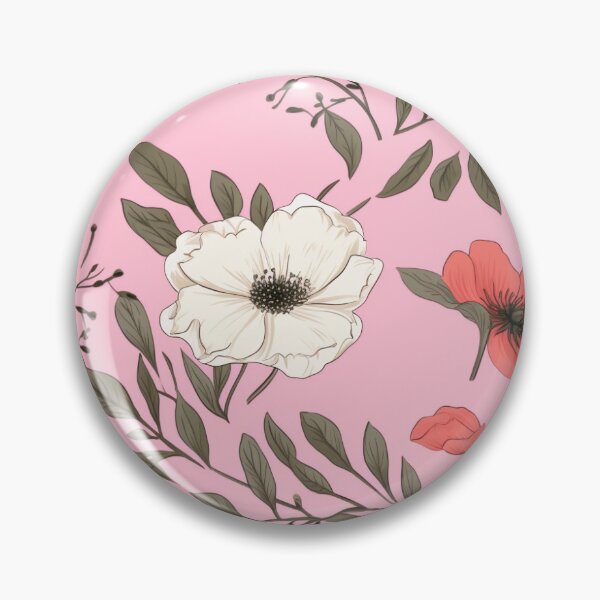 Item preview, Vibrant Pink Floral Pattern designed and sold by LeilanisPrints.
