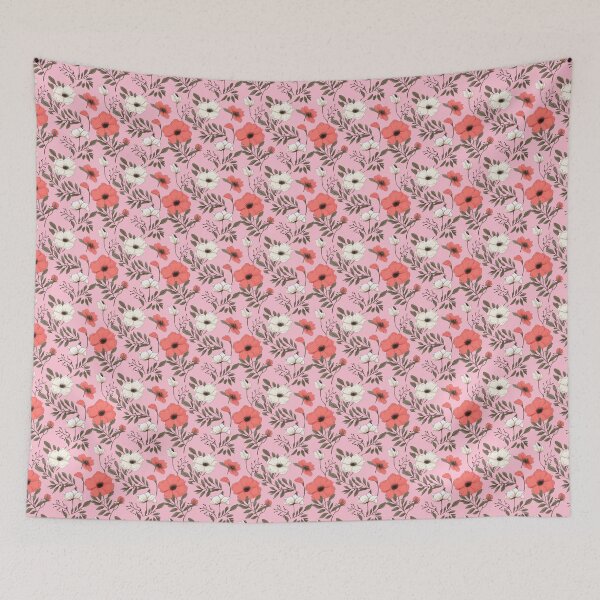 Item preview, Vibrant Pink Floral Pattern designed and sold by LeilanisPrints.