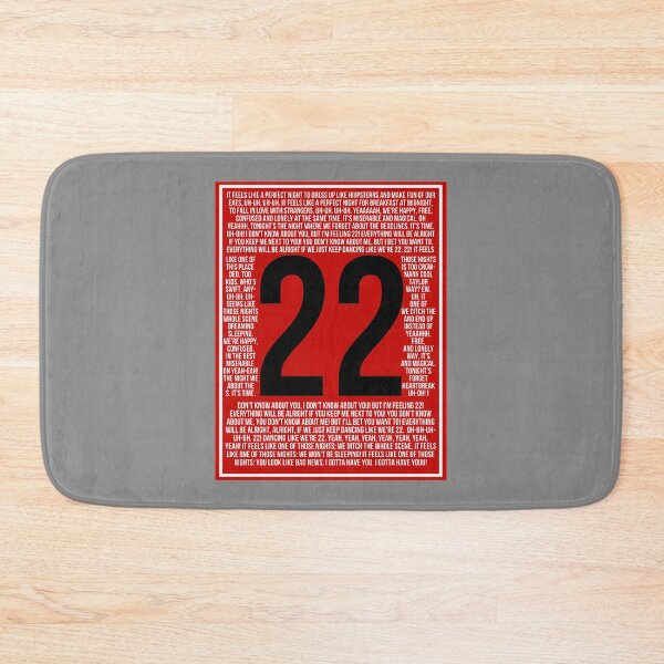 Item preview, taylor swift, 22, all lyrics designed and sold by Arlington258.