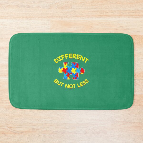 Item preview, Different But Not Less Puzzle Piece Autism Awareness Support 	 designed and sold by wnyqukgla28.