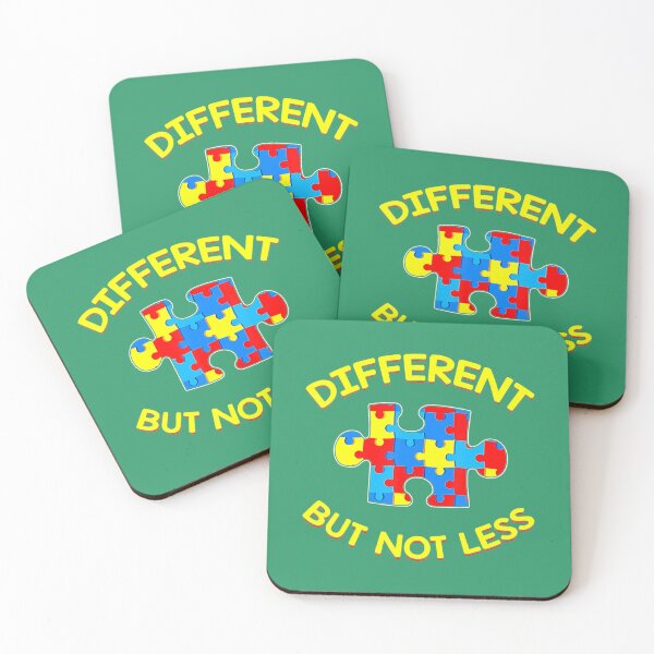 Item preview, Different But Not Less Puzzle Piece Autism Awareness Support 	 designed and sold by wnyqukgla28.