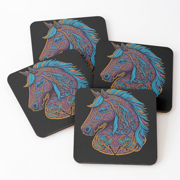 Item preview, Horse Mandala Style Graphic designed and sold by shokA Design.