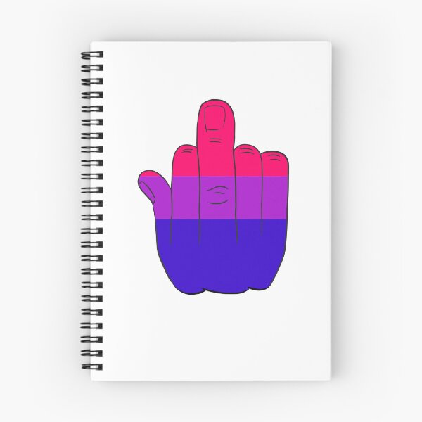 Item preview, Prideflag Bisexual Middlefinger LGBTQIA designed and sold by RoronoaRica.