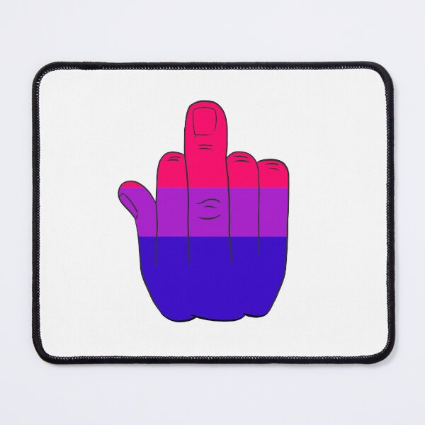 Item preview, Prideflag Bisexual Middlefinger LGBTQIA designed and sold by RoronoaRica.
