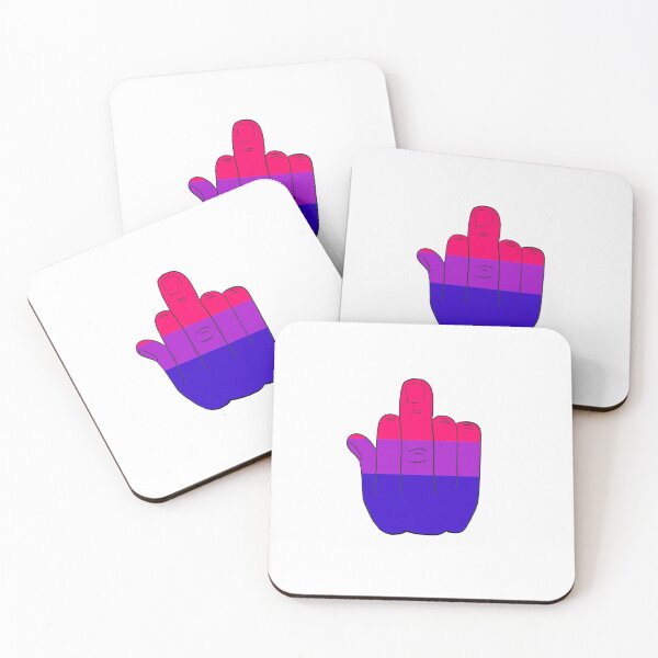 Item preview, Prideflag Bisexual Middlefinger LGBTQIA designed and sold by RoronoaRica.