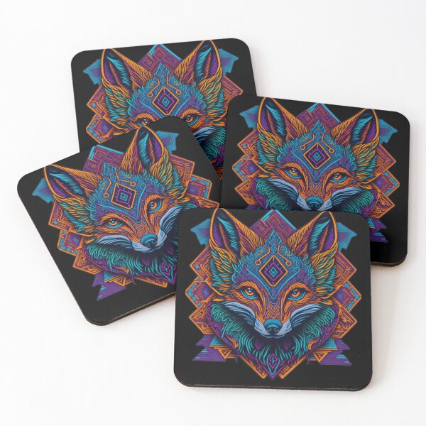Item preview, Fox Mandala Style Graphic designed and sold by shokA Design.