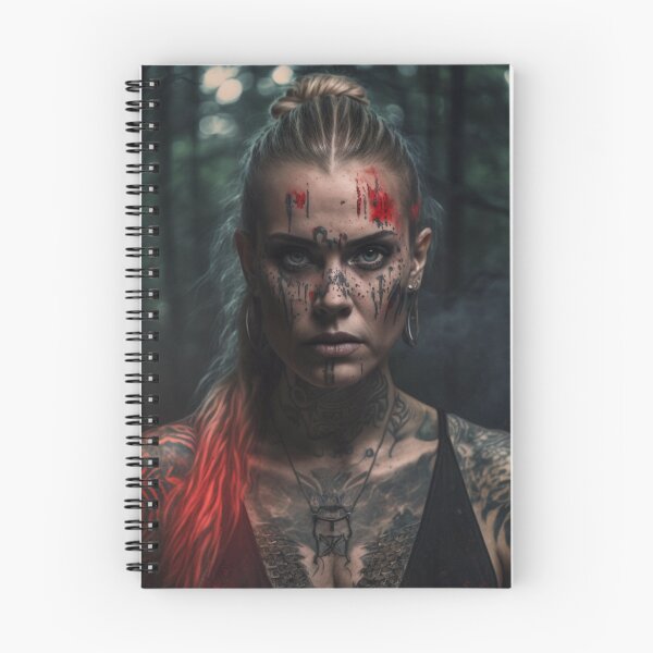 Item preview, Viking Shield Maiden, Barbarian Woman Portrait, Warrior. designed and sold by Xylos247.