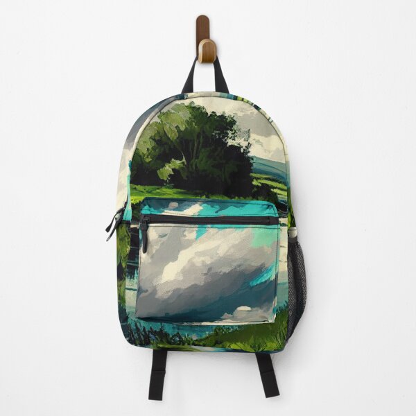 Item preview, Beautiful Cloudy Summer River Scenery designed and sold by TheArtMage.