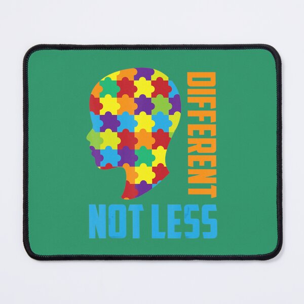 Item preview, Different Not Less Autism Awareness Puzzle Pieces designed and sold by wnyqukgla28.