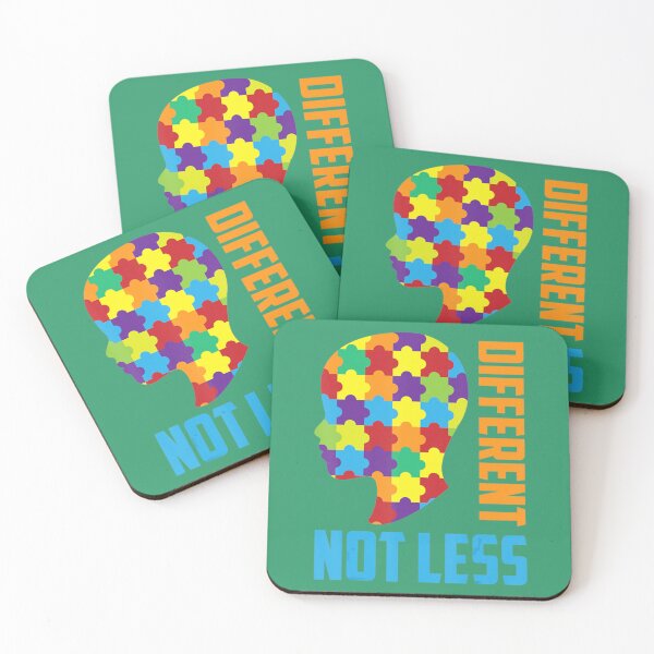 Item preview, Different Not Less Autism Awareness Puzzle Pieces 	 designed and sold by wnyqukgla28.
