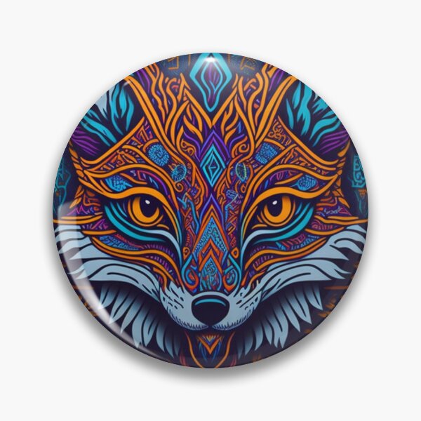 Artikelvorschau, Fuchs Mandala Stil Grafik entworfen und verkauft von shokA Design.