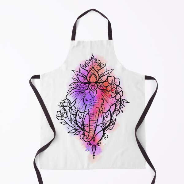 Artikelvorschau, Blumenelefant-Lotus entworfen und verkauft von CuteTattoo.