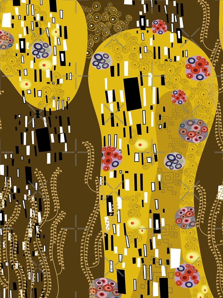 Klimt Art Nouveau Golden Art | 'The Kiss' Inspired by fatfatin