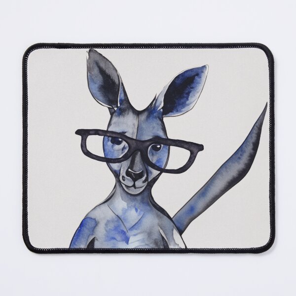 Item preview, kangaroo with glasses designed and sold by DejanVuk.