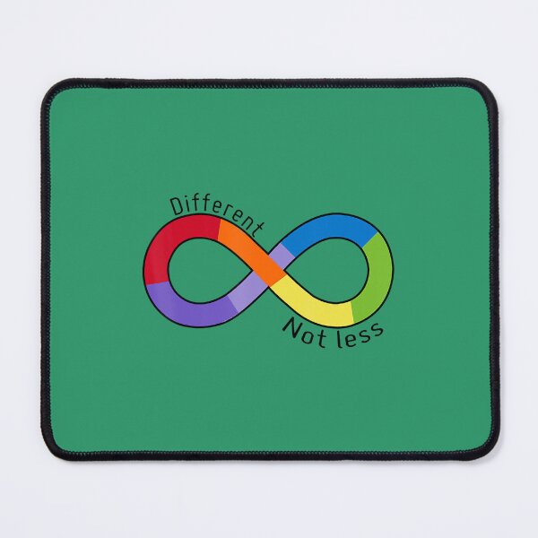 Item preview, Different Not Less Infinity Neurodiversity Autism Awareness designed and sold by wnyqukgla28.