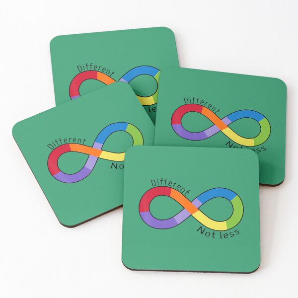 Item preview, Different Not Less Infinity Neurodiversity Autism Awareness 	 designed and sold by wnyqukgla28.