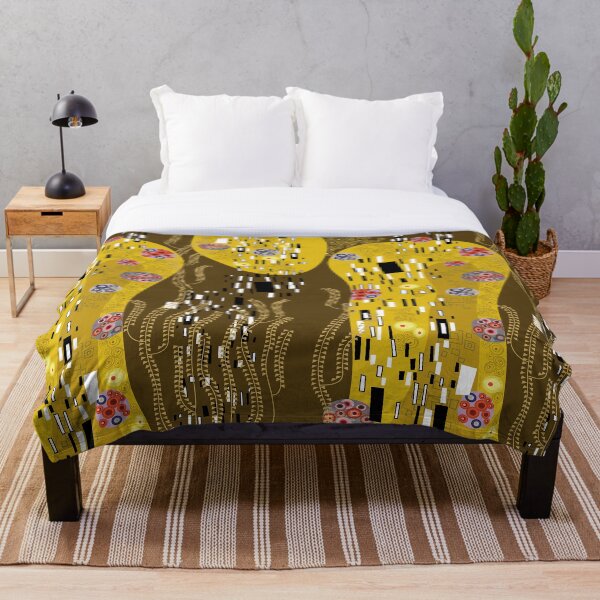 Item preview, Klimt Art Nouveau Golden Art (Pattern Only) | 'The Kiss' Inspired © fatfatin designed and sold by fatfatin.