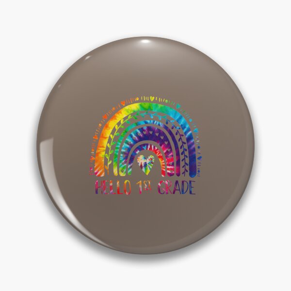 Artikelvorschau, Kindergarten-Abschluss Hallo 1. Klasse Tie Dye Rainbow entworfen und verkauft von mbkfphxphkm36.