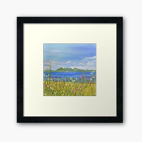 Over to Arran Framed Art Print