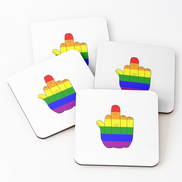Item preview, Prideflag Gay Middlefinger LGBTQIA designed and sold by RoronoaRica.