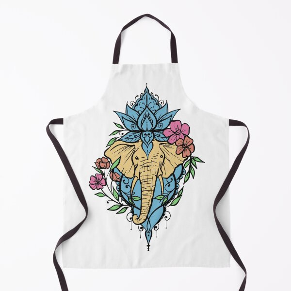 Artikelvorschau, Blumenelefant-Lotus entworfen und verkauft von CuteTattoo.