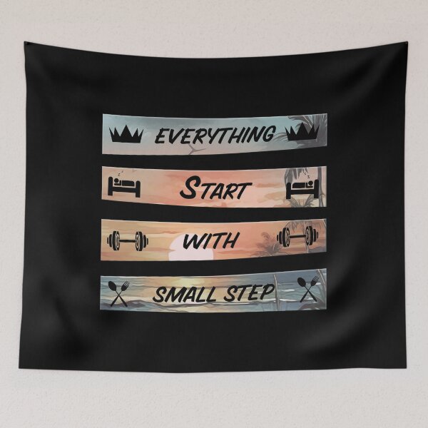 Item preview, Everything Start With Small Step designed and sold by Kacpi-Design.