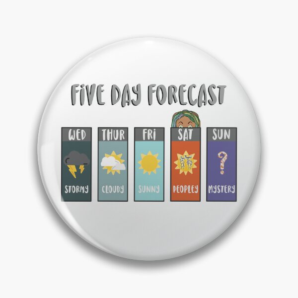 Item preview, Introvert Humor: Weather Report designed and sold by Jennifer Margrave-Garcia.