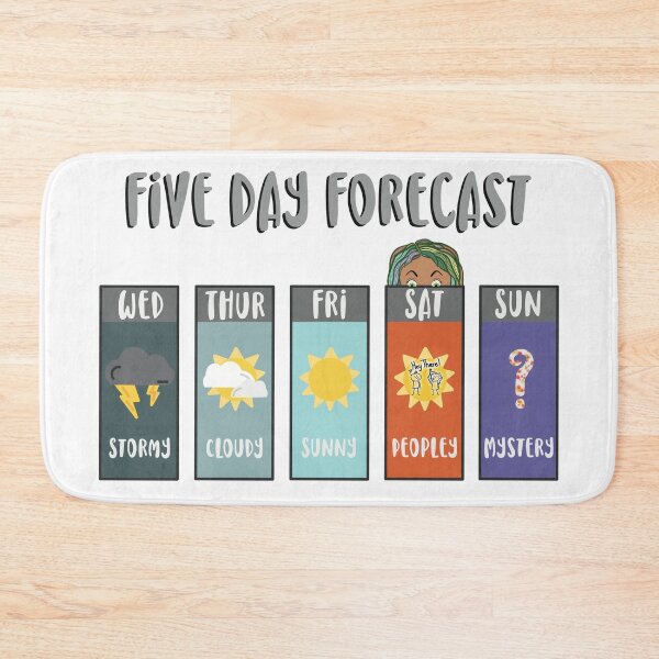 Item preview, Introvert Humor: Weather Report designed and sold by Jennifer Margrave-Garcia.