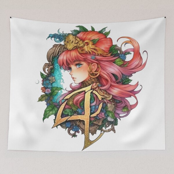 Artikelvorschau, Fantasy Magic Anime Manga Girl by Yasin Akman Art entworfen und verkauft von yasinakmanart.