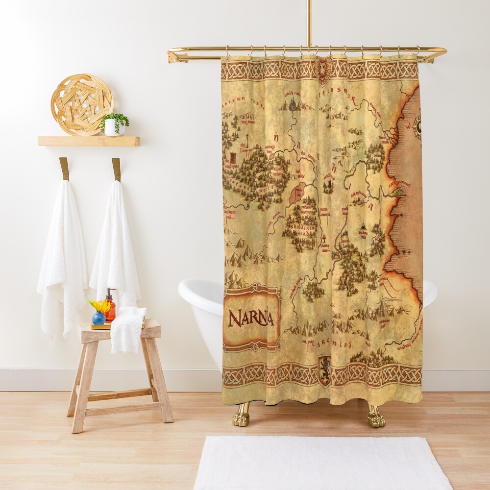 MAP Shower Curtain
