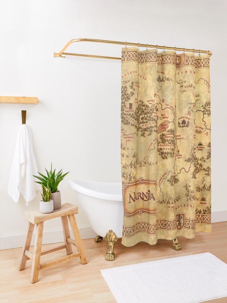 Alternate view of MAP Shower Curtain