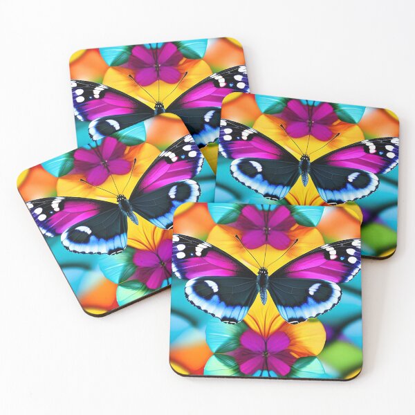 Item preview, Butterfly Pattern Rainbow Colors designed and sold by Art Intelligence.