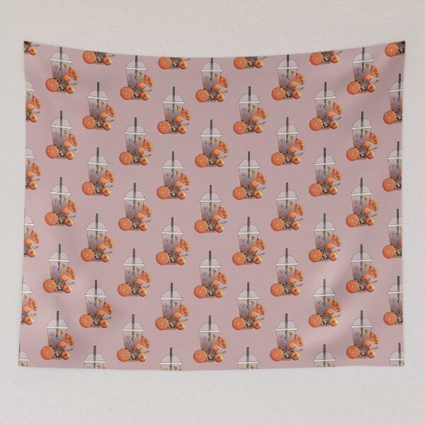 Item preview, Boba tea with cute creatures inside designed and sold by OmoriMaiko.
