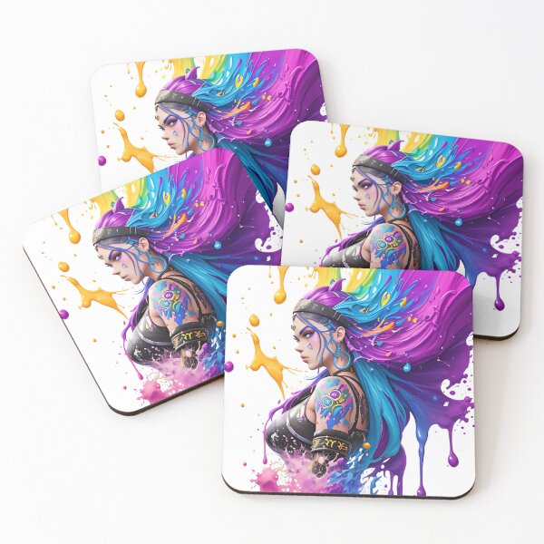 Item preview, Fantasy girl colorful designed and sold by Phalong.
