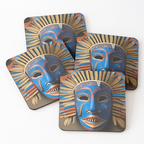 Item preview, Native American mask phone case designed and sold by Dr-Kane.