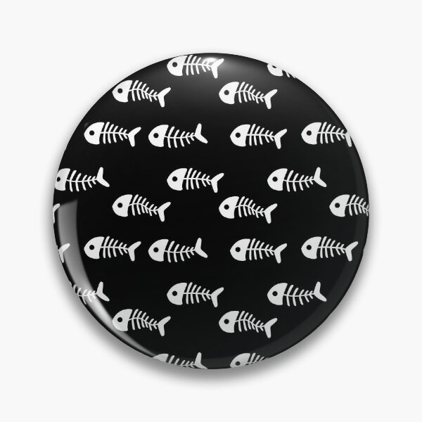Item preview, White Fish Bone Black Pattern designed and sold by Moyanana.