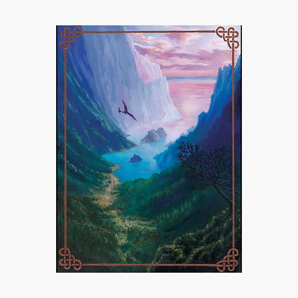 Item preview, Dragon Flight How to Train Your Dragon Toothless Night Fury Landscape Ocean Mountain Sunset by Kimro designed and sold by rivannas.