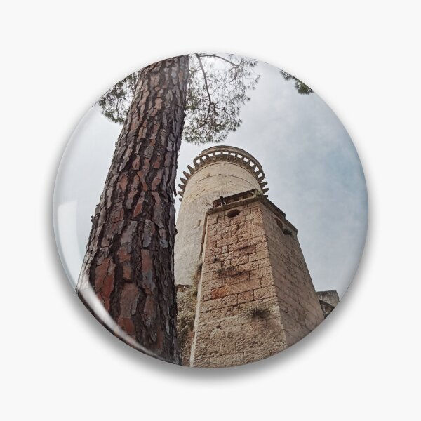 Item preview, Silhouettes of Trees and Towers in the Sky of Oria, Puglia designed and sold by EpicVistas.