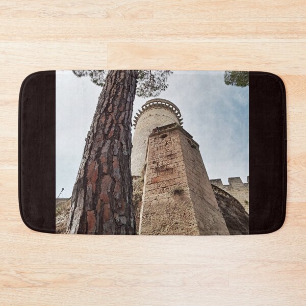 Item preview, Silhouettes of Trees and Towers in the Sky of Oria, Puglia designed and sold by EpicVistas.