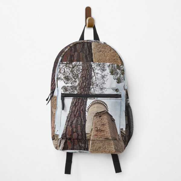Item preview, Silhouettes of Trees and Towers in the Sky of Oria, Puglia designed and sold by EpicVistas.