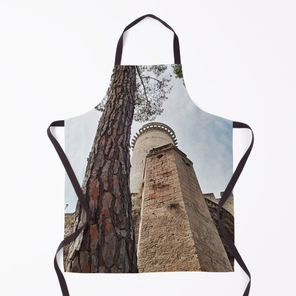 Item preview, Silhouettes of Trees and Towers in the Sky of Oria, Puglia designed and sold by EpicVistas.