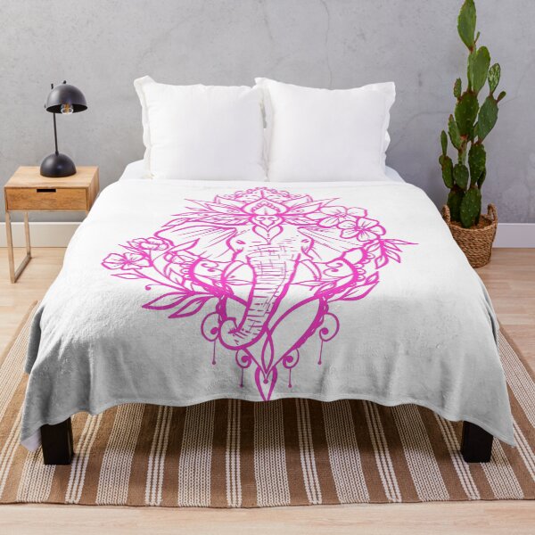 Artikelvorschau, Blumenelefant-Lotus entworfen und verkauft von CuteTattoo.