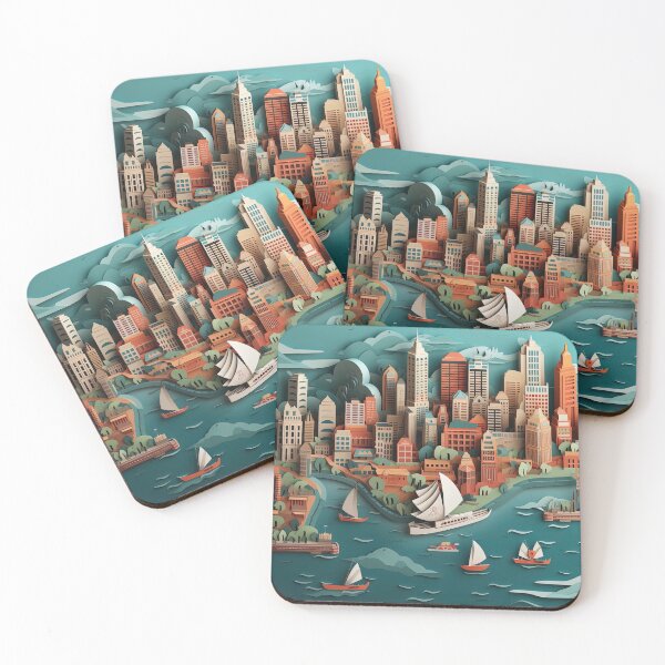 Item preview, City of Sydney Australia Illustration designed and sold by Juliascutecornr.