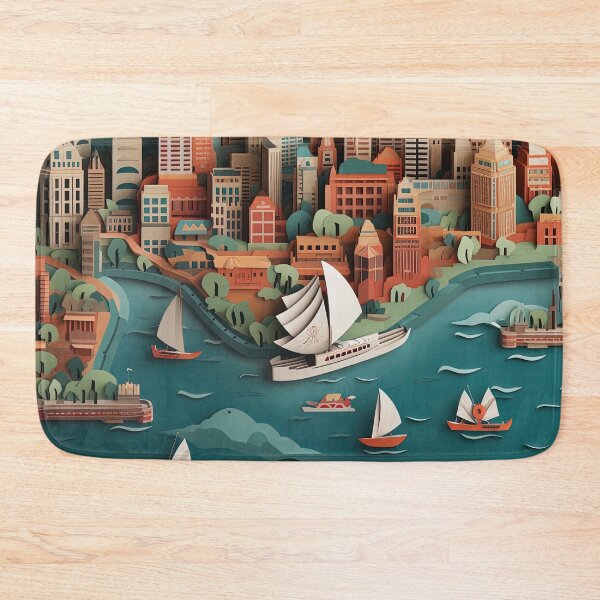 Item preview, City of Sydney Australia Illustration designed and sold by Juliascutecornr.