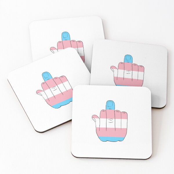 Item preview, Prideflag Trans Transgender Middlefinger LGBTQIA designed and sold by RoronoaRica.