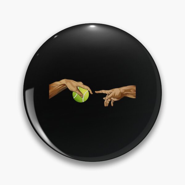 Item preview, Tennis Michelangelo Tennis Ball Hand Tennis Player Funny designed and sold by 3raraza.
