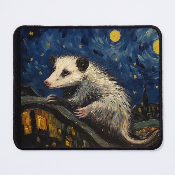 Item preview, Starry Night Opossum (Van Gogh) designed and sold by Bug & Brush.