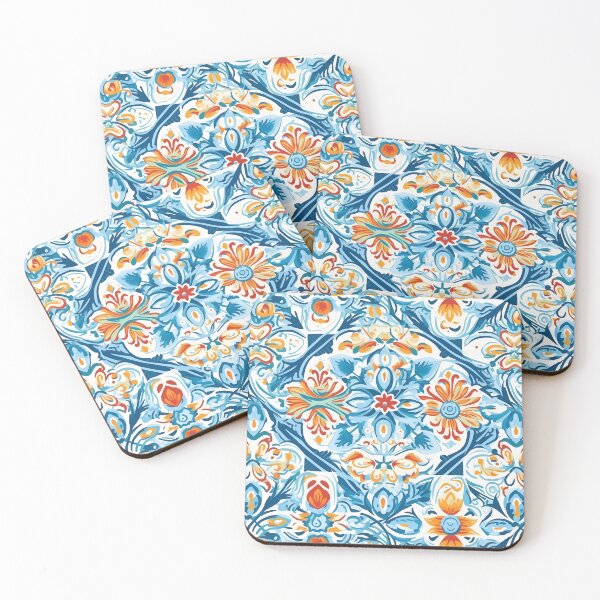 Item preview, Vibrant Tile Pattern Art designed and sold by GiveMeMood.