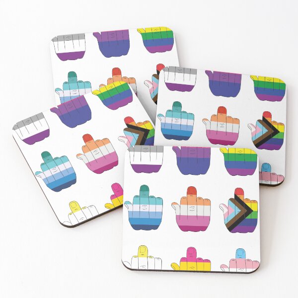 Item preview, 9 Prideflags Middlefinger LGBTQIA designed and sold by RoronoaRica.